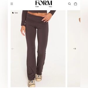 Shop Form - Fold Over Pants in Espresso